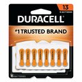 Duracell Hearing Aid Battery, #13, PK16 DA13B16